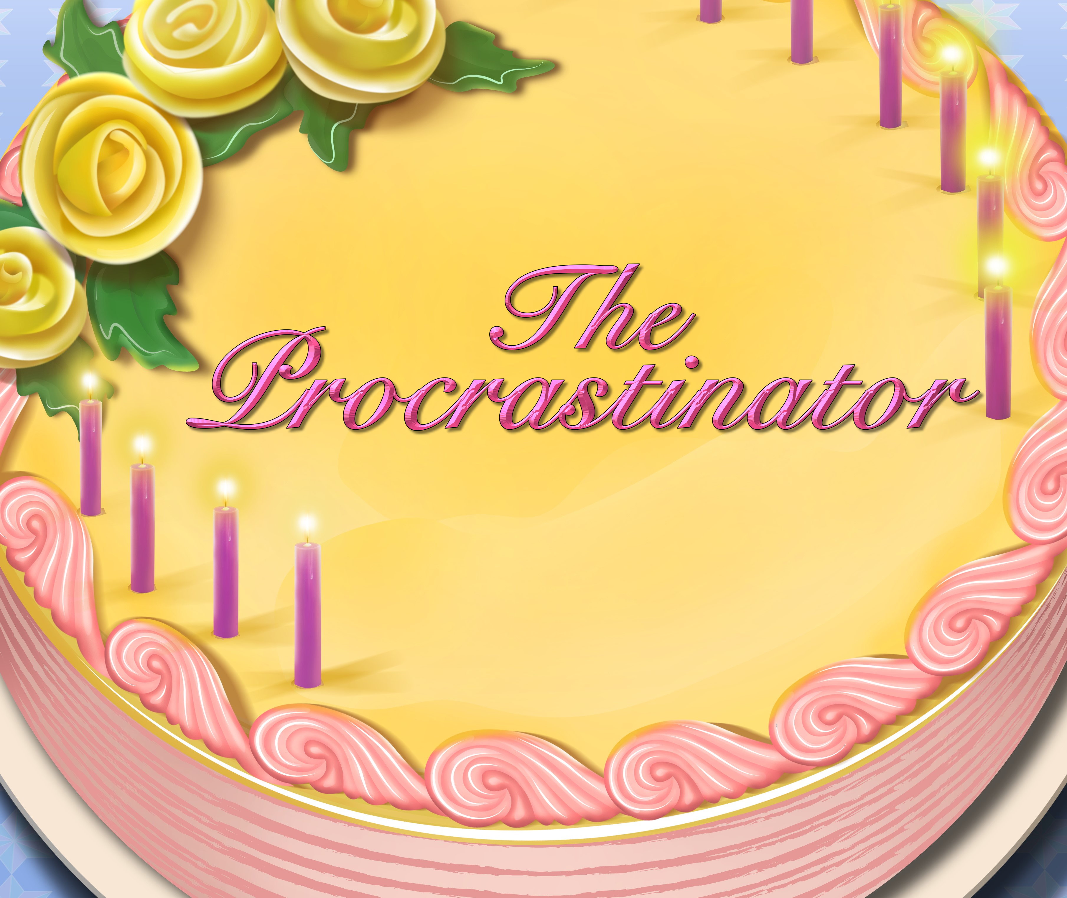 The Procrastinator Birthday Cake