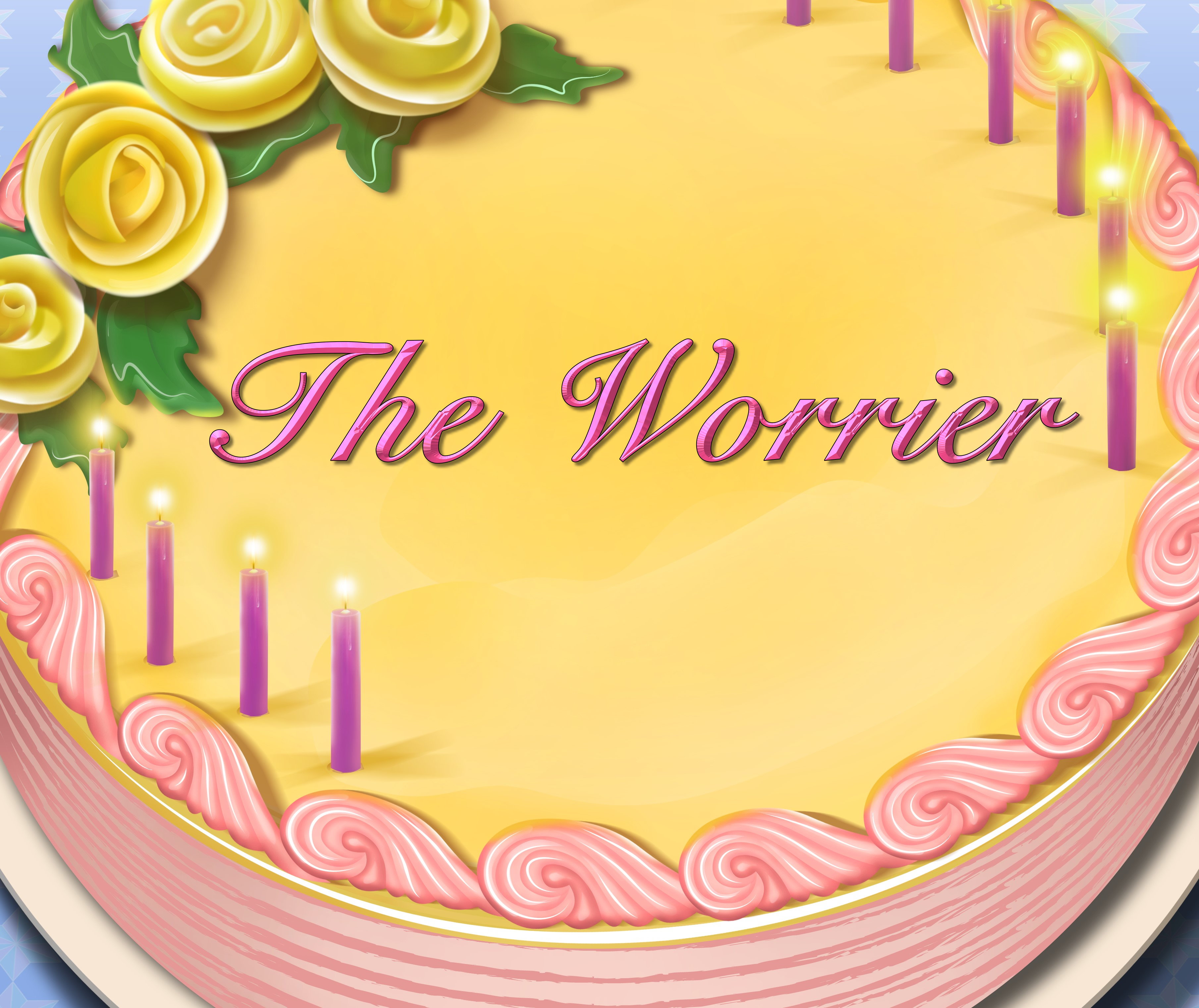 The Worrier Birthday Cake